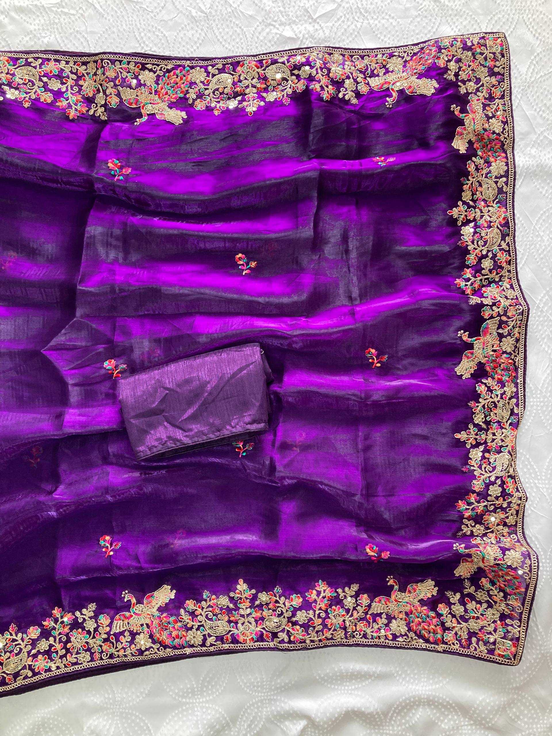 Jimmy Choo  Embroidered Butta Saree